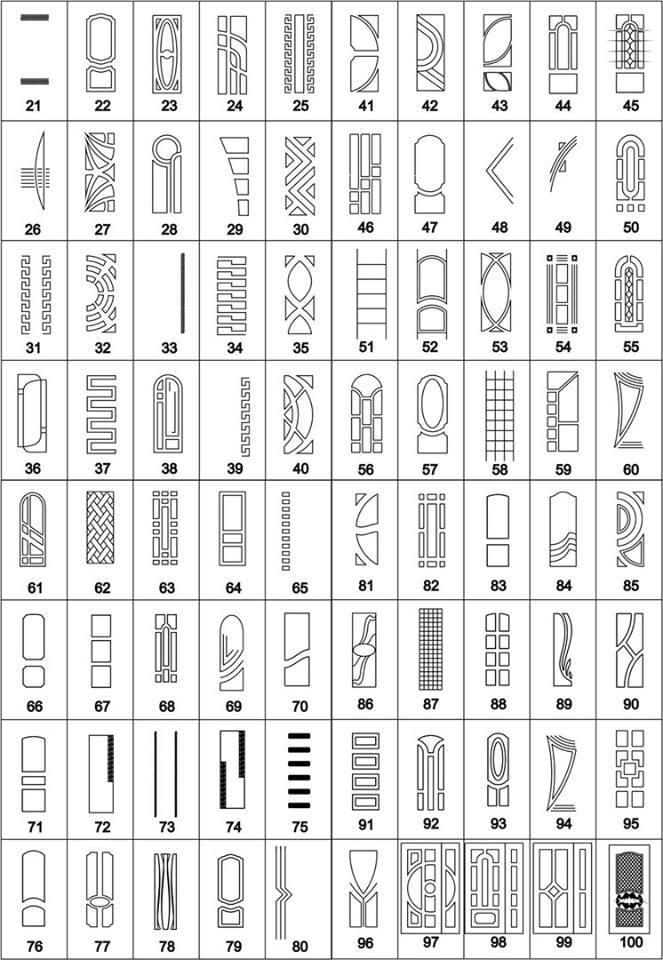 Intra απο ξύλο plywood 3mm-4mm πάχος - Υπέροχα σχέδια εσωτερικών πορτών Δίασταση 30x30 cm Intraeaxys-eo46j91j