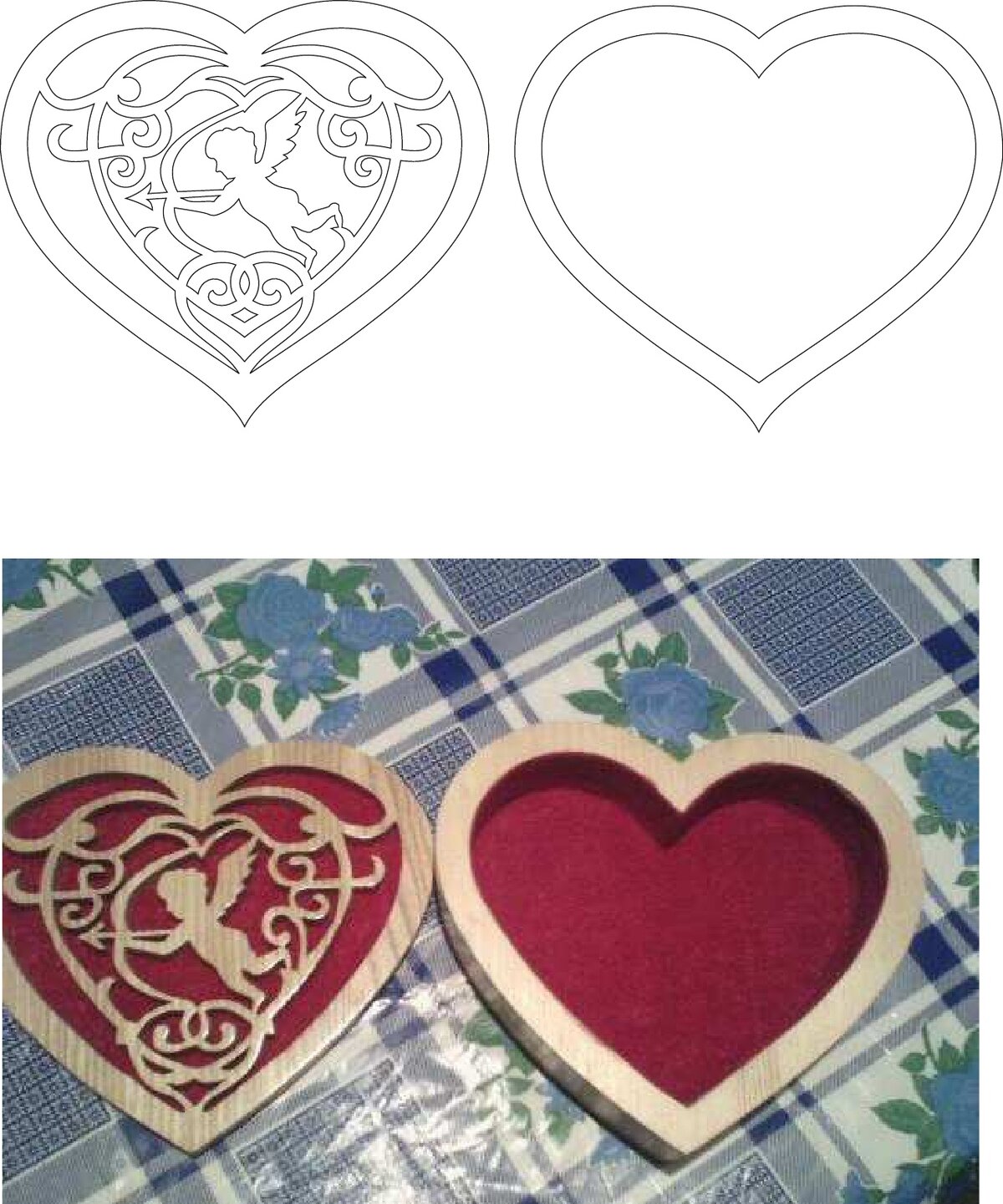 Intra απο ξύλο plywood 3mm-4mm πάχος - Shkatulka S kupidonom-1 Αρχείο PDF Δίασταση 30x30 cm Intraeaxys-91jr3l7m