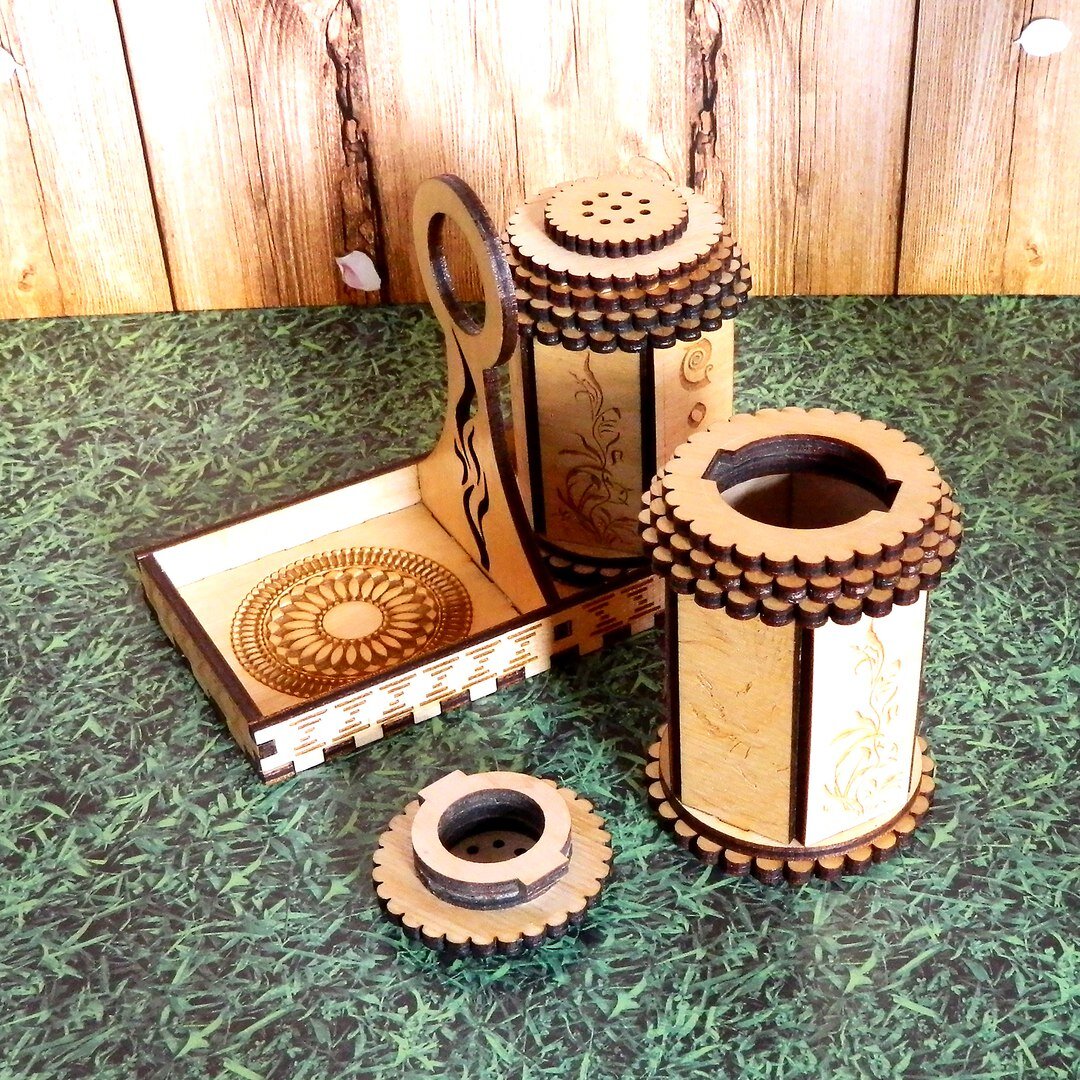 Intra απο ξύλο plywood 3mm-4mm πάχος - Solonka Perechnitsa Rabochiy Δίασταση 30x30 cm Intraeaxys-078zzm75