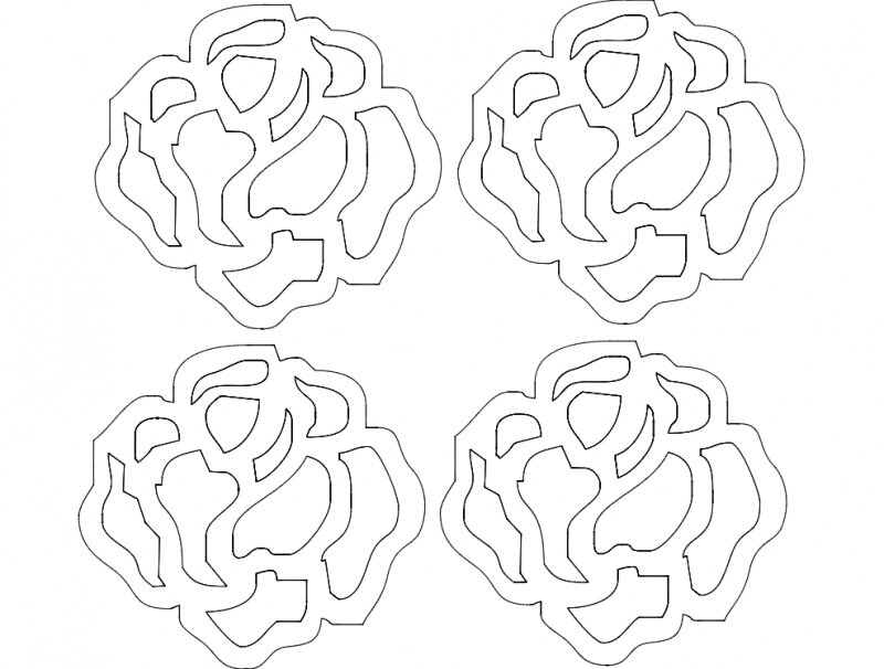 Intra απο ξύλο plywood 3mm-4mm πάχος - Rosa 21 Mm 39,94×37,39 Δίασταση 30x30 cm Intraeaxys-loplmx1w