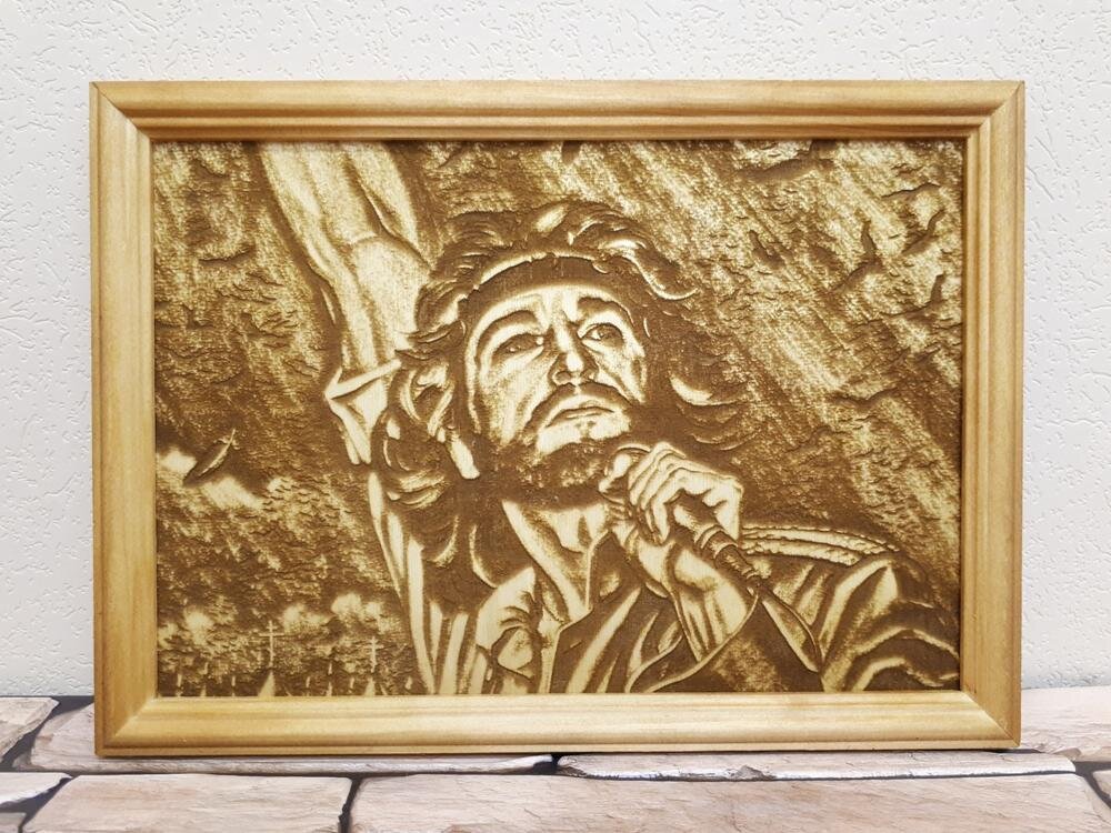 Intra απο ξύλο plywood 3mm-4mm πάχος - Χαρακτική με λέιζερ Igor Vladimirovich Talkov Δίασταση 30x30 cm Intraeaxys-r1z2m321