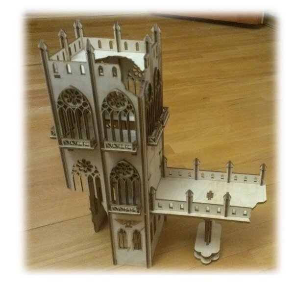 Intra απο ξύλο plywood 3mm-4mm πάχος - Razrushennaya Bashnya Δίασταση 30x30 cm Intraeaxys-078zwq75