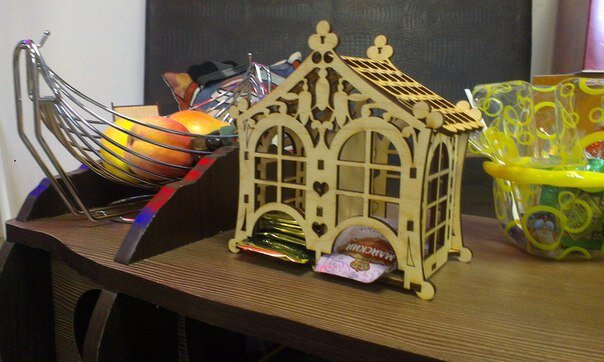 Intra απο ξύλο plywood 3mm-4mm πάχος - Τρισδιάστατο παζλ Τσαγιού Δίασταση 30x30 cm Intraeaxys-6o323p1n