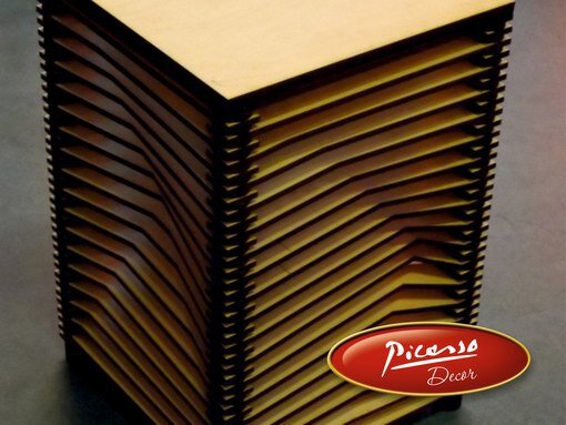 Intra απο ξύλο plywood 3mm-4mm πάχος - Stul Δίασταση 30x30 cm Intraeaxys-loprlk1w