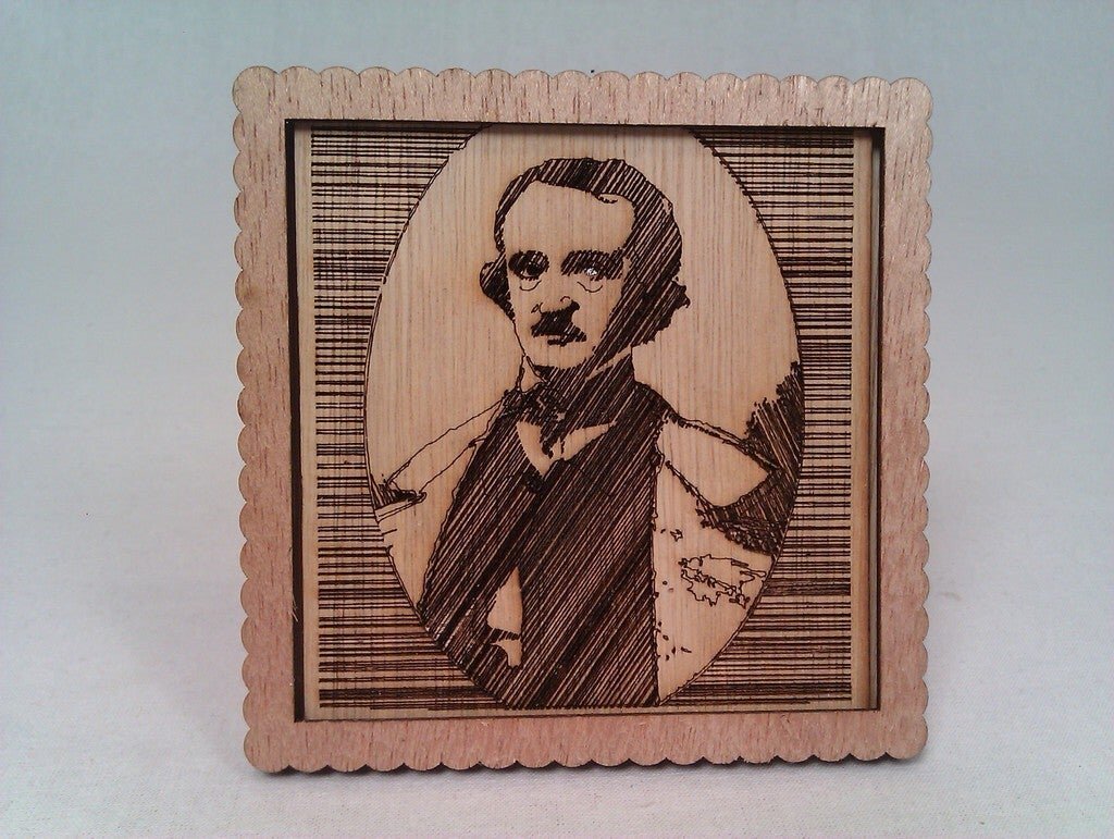 Intra απο ξύλο plywood 3mm-4mm πάχος - Κορνίζα Unicorn 3mm Δίασταση 30x30 cm Intraeaxys-6o3y9g37