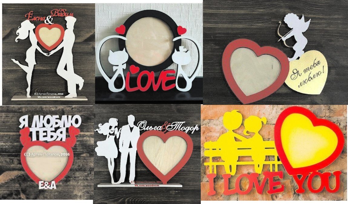 Intra απο ξύλο plywood 3mm-4mm πάχος - Κουφώματα CNC Valentine 14 Φεβρουαρίου Δίασταση 30x30 cm Intraeaxys-67wl4d81