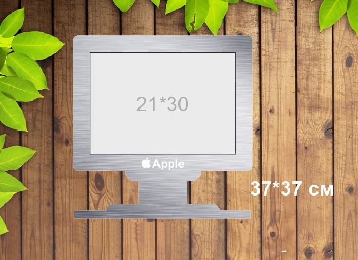 Intra απο ξύλο plywood 3mm-4mm πάχος - Κορνίζα σε μια οθόνη Δίασταση 30x30 cm Intraeaxys-91jdel51