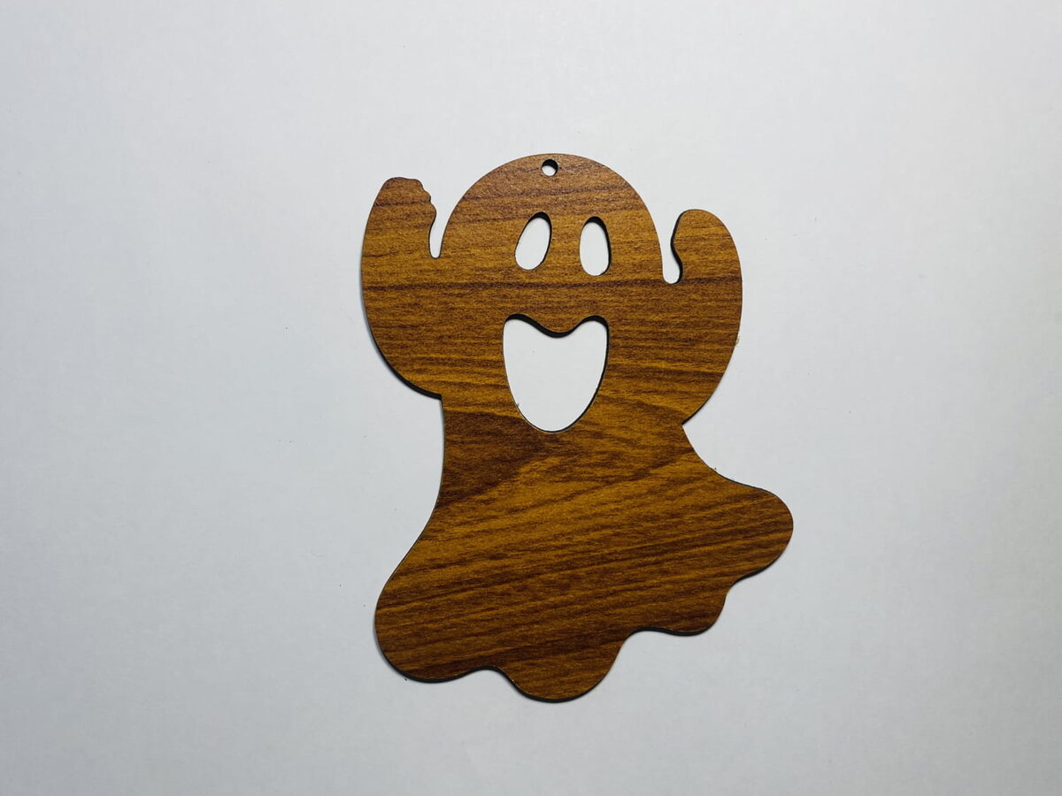 Intra απο ξύλο plywood 3mm-4mm πάχος - Χοντρό ξύλο Ghost Cutout Halloween Craft Δίασταση 30x30 cm Intraeaxys-eoxlk6xo