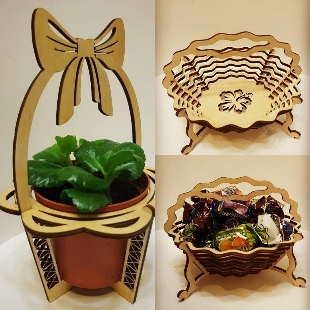 Intra απο ξύλο plywood 3mm-4mm πάχος - Pod Tsvetok 9na7 Δίασταση 30x30 cm Intraeaxys-eo2ed4o8