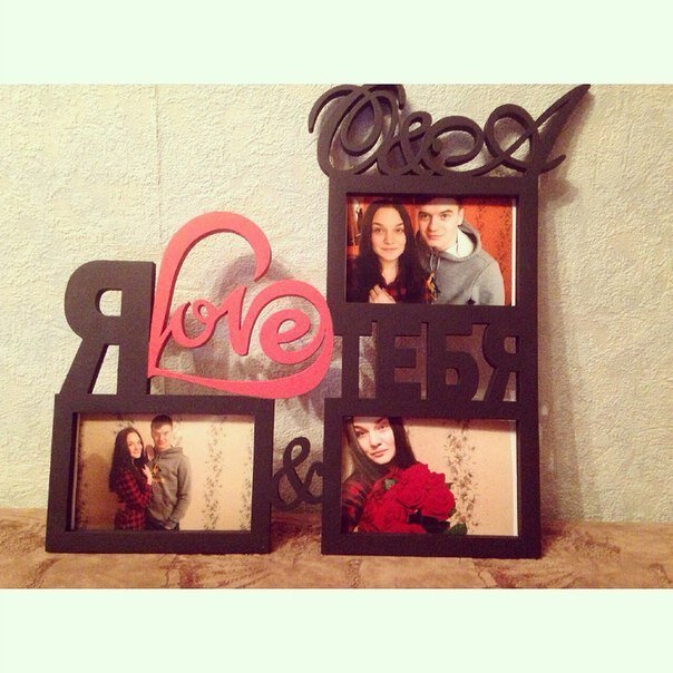 Intra απο ξύλο plywood 3mm-4mm πάχος - Ramka Σ 'αγαπώ Δίασταση 30x30 cm Intraeaxys-joeg8d16