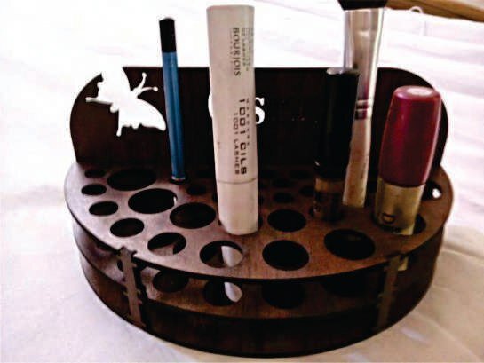 Intra απο ξύλο plywood 3mm-4mm πάχος - Stand For Cosmetics Δίασταση 30x30 cm Intraeaxys-r7vxmlod