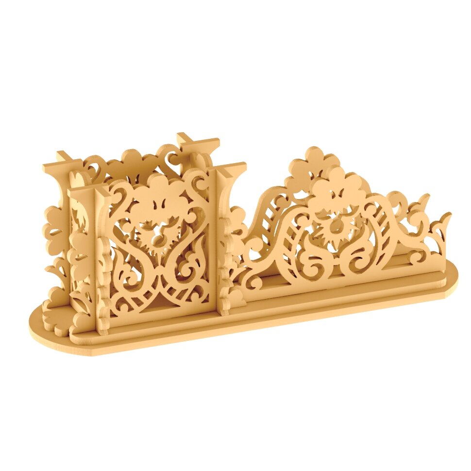 Intra απο ξύλο plywood 3mm-4mm πάχος - Подставка для корреспонденции и ручек из фанеры Δίασταση 30x30 cm Intraeaxys-p7yqd21q