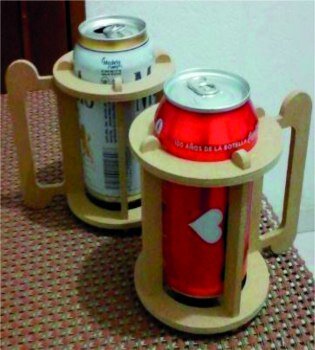 Intra απο ξύλο plywood 3mm-4mm πάχος - Suporte De Latinha Δίασταση 30x30 cm Intraeaxys-r1z5km1l