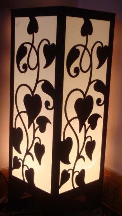 Intra απο ξύλο plywood 3mm-4mm πάχος - Φωτιστικό δωματίου DIY 3d παζλ διάνυσμα Δίασταση 30x30 cm Intraeaxys-joeq9do6