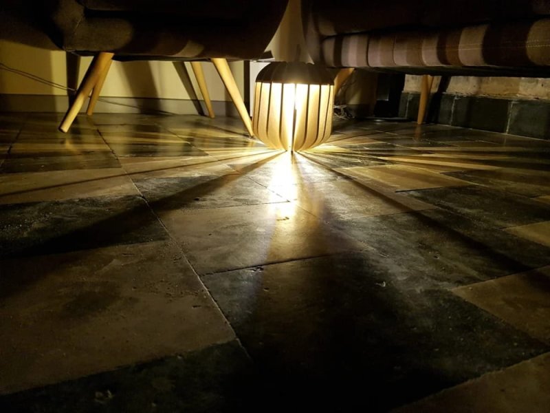 Intra απο ξύλο plywood 3mm-4mm πάχος - Φωτισμός δαπέδου Δίασταση 30x30 cm Intraeaxys-yonem9ko