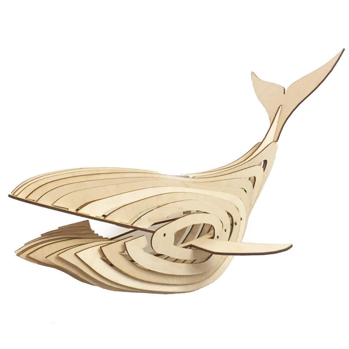 Intra απο ξύλο plywood 3mm-4mm πάχος - Φωτιστικό φάλαινας 4mm Δίασταση 30x30 cm Intraeaxys-d1lv09po