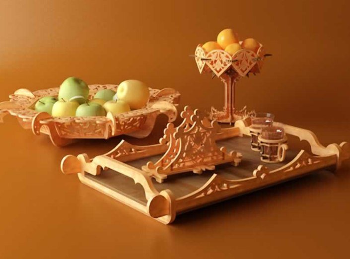 Intra απο ξύλο plywood 3mm-4mm πάχος - Μπαντέχα Δίασταση 30x30 cm Intraeaxys-075x801z