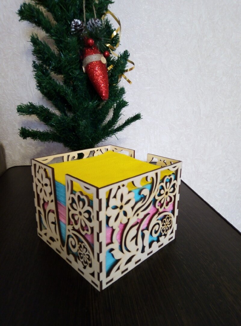 Intra απο ξύλο plywood 3mm-4mm πάχος - Ξύλινη θήκη χαρτοπετσέτας Κουτί χαρτοπετσέτας 3mm Δίασταση 30x30 cm Intraeaxys-lopqlpx7