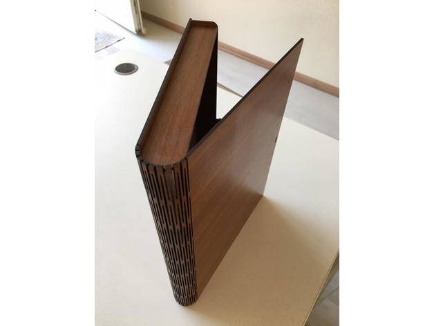 Intra απο ξύλο plywood 3mm-4mm πάχος - Βιβλίο MDF Δίασταση 30x30 cm Intraeaxys-pok4991j