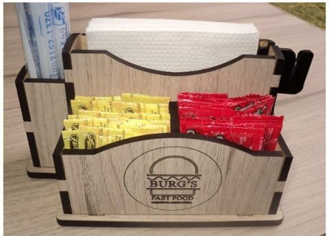 Intra απο ξύλο plywood 3mm-4mm πάχος - Χαρτοπετσέτα και φακελάκια Δίασταση 30x30 cm Intraeaxys-p7yky61q