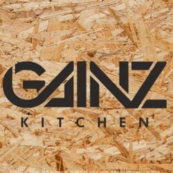 Intra απο ξύλο plywood 3mm-4mm πάχος - Λογότυπο Gainz Health Kitchen Δίασταση 30x30 cm Intraeaxys-yvoqyq12