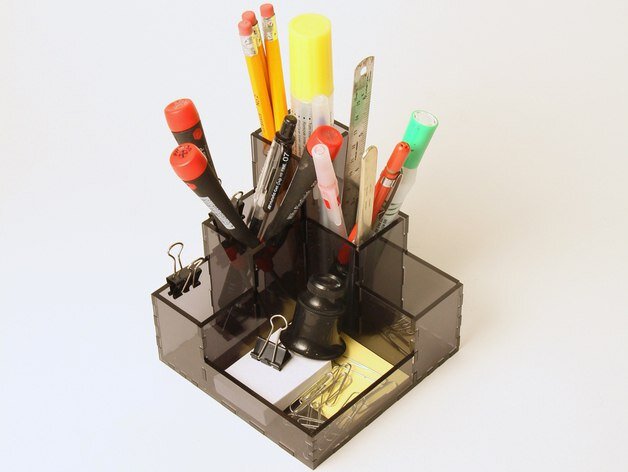 Intra απο ξύλο plywood 3mm-4mm πάχος - Λογισμικό Sliced ​​Desk Tidy Δίασταση 30x30 cm Intraeaxys-voqe0qo2