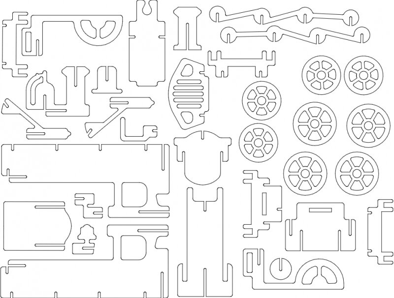 Intra απο ξύλο plywood 3mm-4mm πάχος - Τρένο 4,75 χλστ Δίασταση 30x30 cm Intraeaxys-pokd6k1j