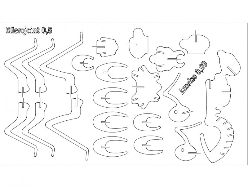 Intra απο ξύλο plywood 3mm-4mm πάχος - Ameise Δίασταση 30x30 cm Intraeaxys-075lnp1z