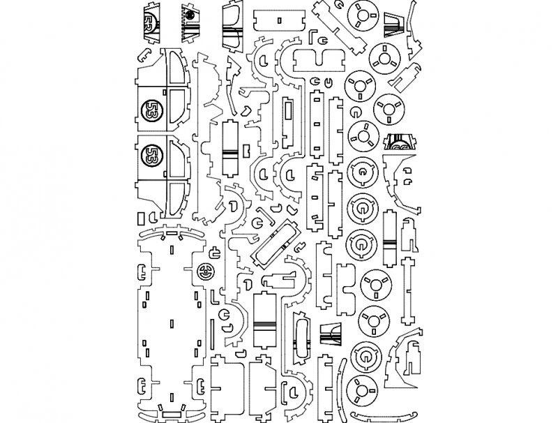Intra απο ξύλο plywood 3mm-4mm πάχος - Βαλίτσα 3mm Δίασταση 30x30 cm Intraeaxys-67wlyn81