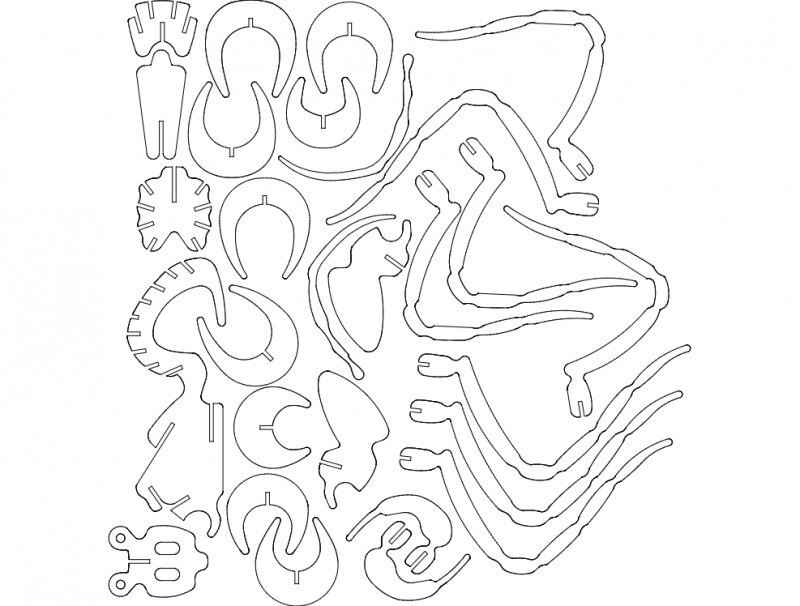 Intra απο ξύλο plywood 3mm-4mm πάχος - Pajak Δίασταση 30x30 cm Intraeaxys-51rzw376