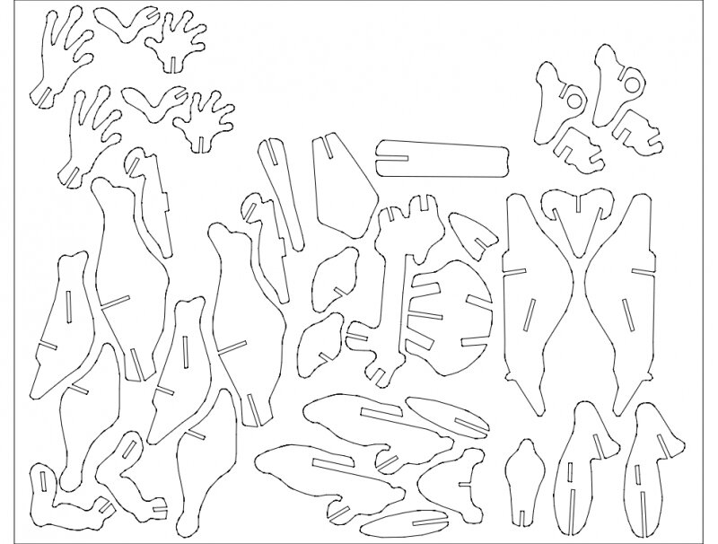 Intra απο ξύλο plywood 3mm-4mm πάχος 3D Abstract Mandala Δίασταση 30x30 cm INTRAFABR-24710904