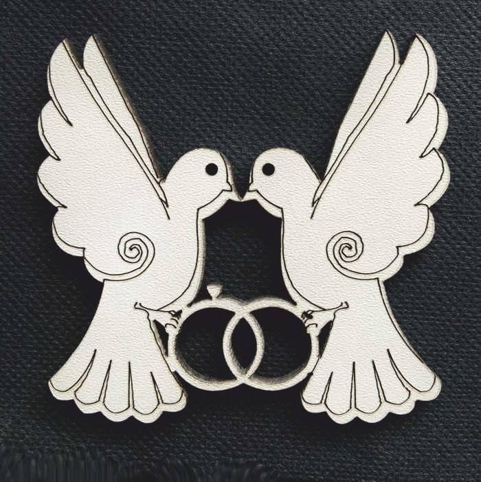 Intra απο ξύλο plywood 3mm-4mm πάχος - Μαγνήτης Kuşlu Yüzük Δίασταση 30x30 cm Intraeaxys-67wl92w1