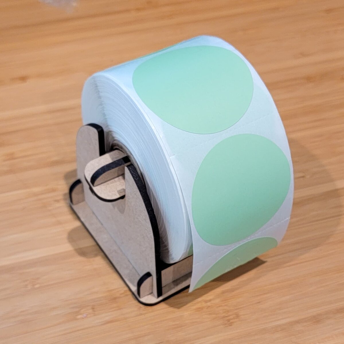 Intra απο ξύλο plywood 3mm-4mm πάχος - Διανομέας ρολού αυτοκόλλητων και ετικετών Δίασταση 30x30 cm Intraeaxys-yon0neg7