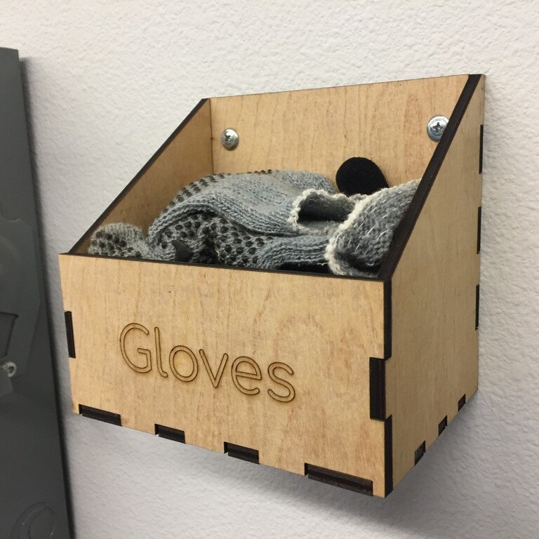 Intra απο ξύλο plywood 3mm-4mm πάχος - Γάντι Ξύλινο Επιτοίχιο Ράφι 5mm Δίασταση 30x30 cm Intraeaxys-91jd52l1