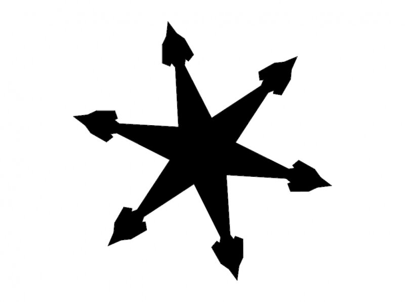 Intra απο ξύλο plywood 3mm-4mm πάχος - Σιλουέτα νιφάδας χιονιού 2 Δίασταση 30x30 cm Intraeaxys-91jerlom