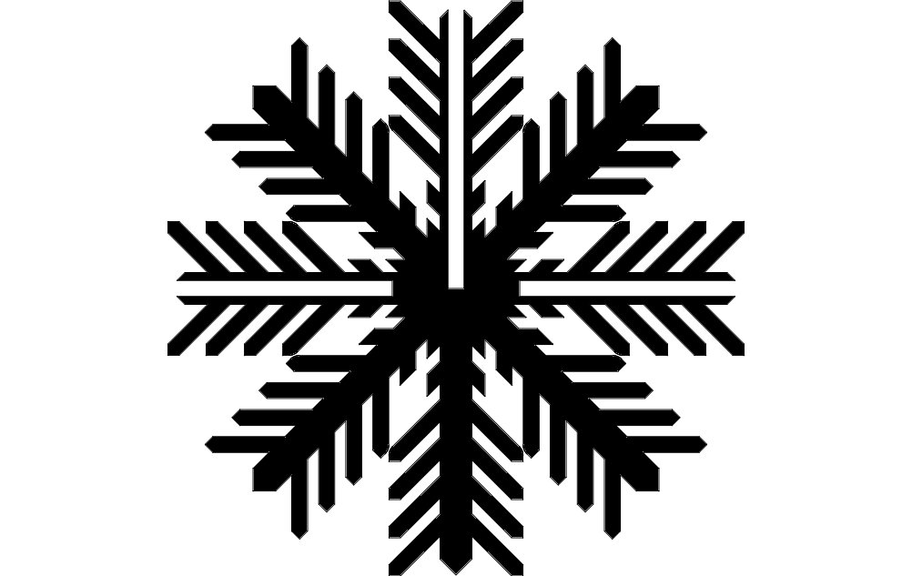 Intra απο ξύλο plywood 3mm-4mm πάχος - Νιφάδα χιονιού Β Δίασταση 30x30 cm Intraeaxys-e1gwg8ol