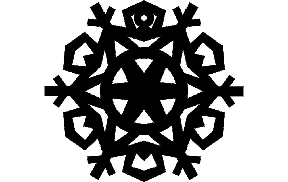 Intra απο ξύλο plywood 3mm-4mm πάχος - Σχεδιασμός Snowflake 8 Δίασταση 30x30 cm Intraeaxys-0788q575