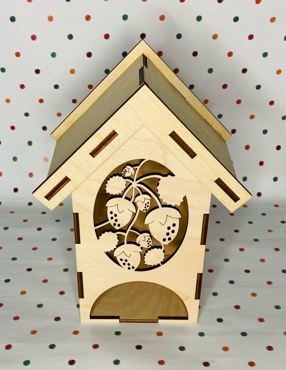 Intra απο ξύλο plywood 3mm-4mm πάχος - Διανομέας φακέλων τσαγιού Δίασταση 30x30 cm Intraeaxys-lopqg267