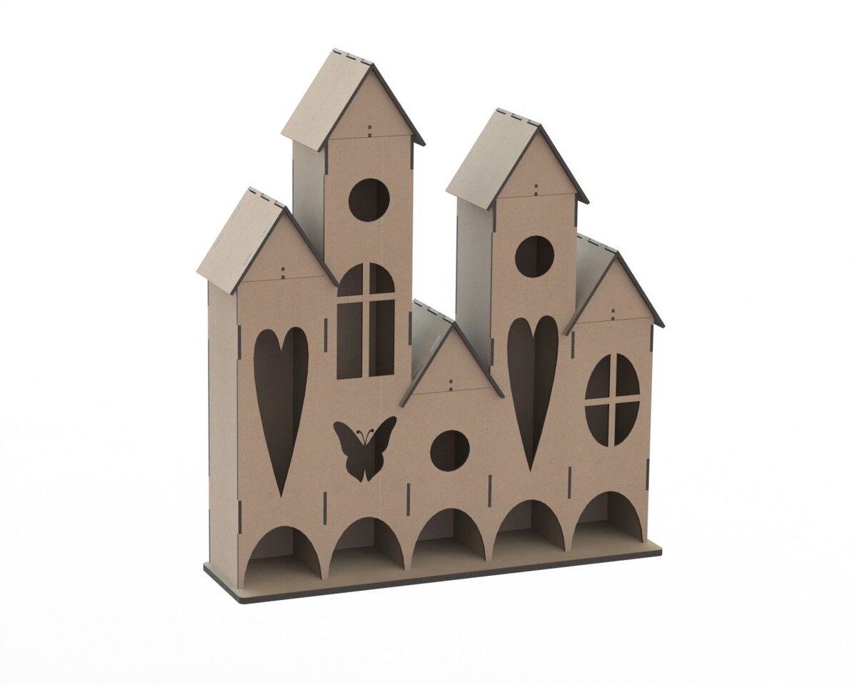 Intra απο ξύλο plywood 3mm-4mm πάχος - Κόντρα πλακέ Tea House Δίασταση 40x50 cm Intraeaxys-eo0qk2w1