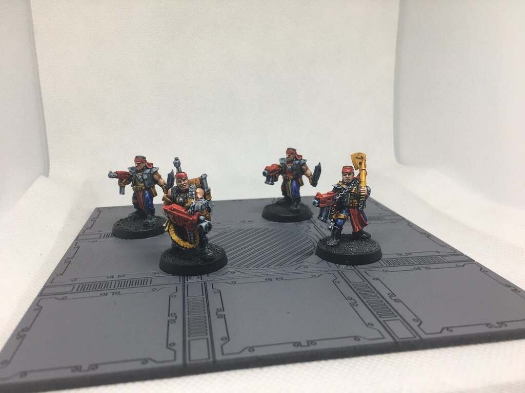 Σετ των 2 Intra απο ξύλο plywood 3mm-4mm πάχος - Πλακάκια δαπέδου Space Hulk Style Terrain ZM Δίασταση 25x30 cm Intraeaxys-yon08rg7