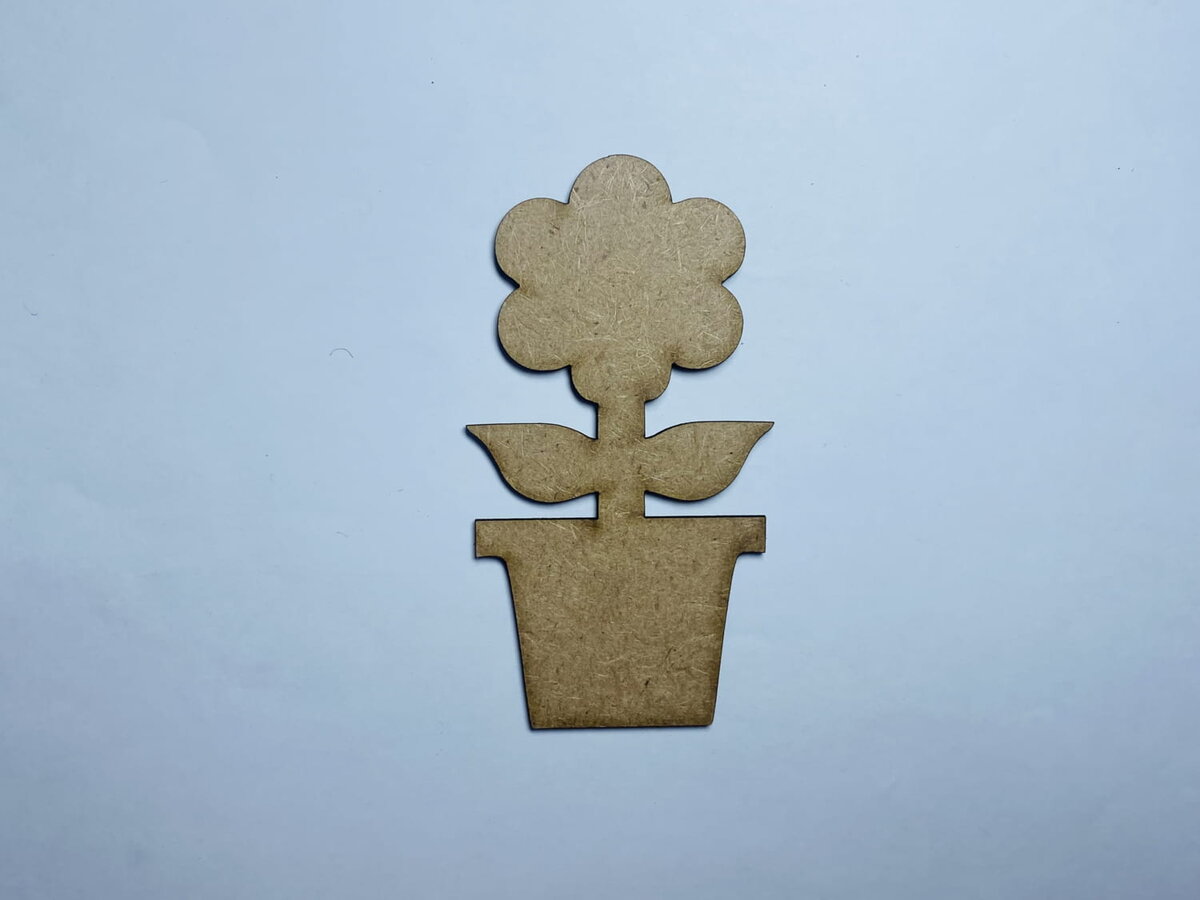 Intra απο ξύλο plywood 3mm-4mm πάχος - Ξύλινη γλάστρα για χειροτεχνίες Δίασταση 30x30 cm Intraeaxys-qommx2ro