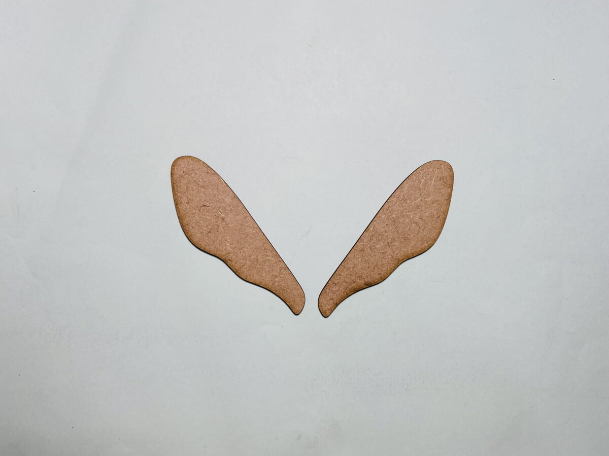 Intra απο ξύλο plywood 3mm-4mm πάχος - Bumble Bee Wings Wood Shape For Craft Δίασταση 30x30 cm Intraeaxys-r1z2n2w1