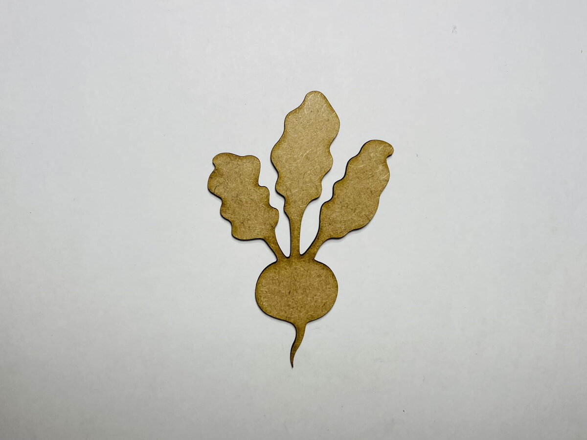 Intra απο ξύλο plywood 3mm-4mm πάχος - Κοπή ξύλου σε σχήμα παντζαριού Δίασταση 30x30 cm Intraeaxys-d1lvelyo