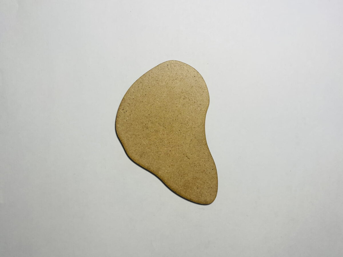 Intra απο ξύλο plywood 3mm-4mm πάχος - Κενό ξύλινο αυτί ελέφαντα Δίασταση 30x30 cm Intraeaxys-67wlvv81