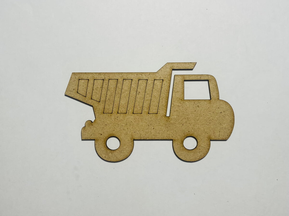 Intra απο ξύλο plywood 3mm-4mm πάχος - Ημιτελές ξύλινο ανατρεπόμενο φορτηγό Δίασταση 30x30 cm Intraeaxys-pok36zd7