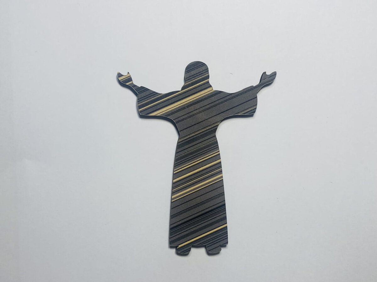 Intra απο ξύλο plywood 3mm-4mm πάχος - Ημιτελής ξύλινη αποκοπή Ιησού Δίασταση 30x30 cm Intraeaxys-67wlv0m1