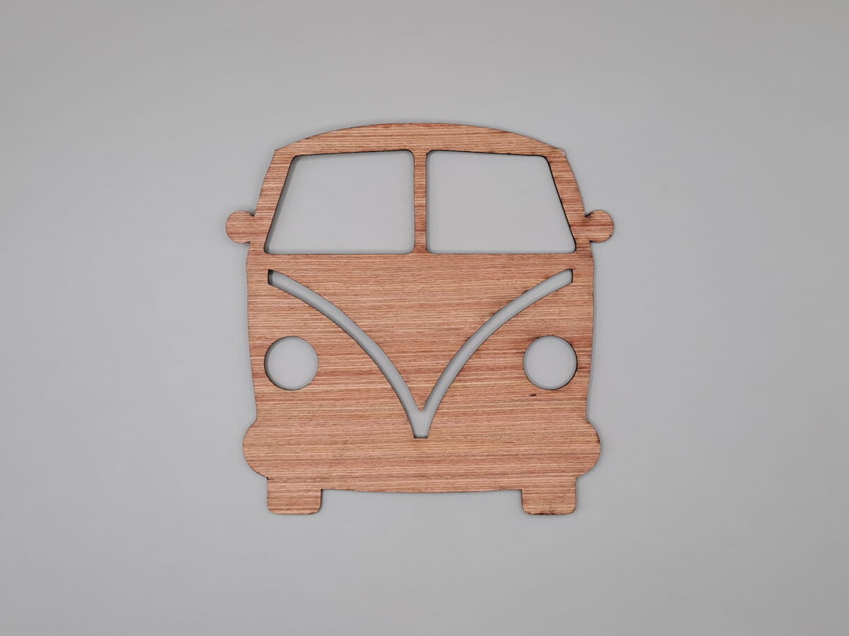 Intra απο ξύλο plywood 3mm-4mm πάχος - Wood Van Cutout Van Shape Unfinished Δίασταση 30x30 cm Intraeaxys-d1lvej6o