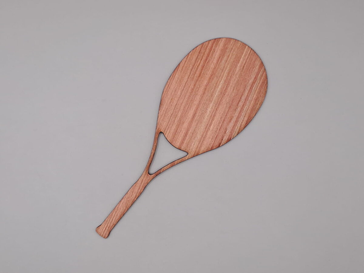 Intra απο ξύλο plywood 3mm-4mm πάχος - Ημιτελής ξύλινη χειροτεχνία σε σχήμα ρακέτας τένις Δίασταση 30x30 cm Intraeaxys-eo0qezw1