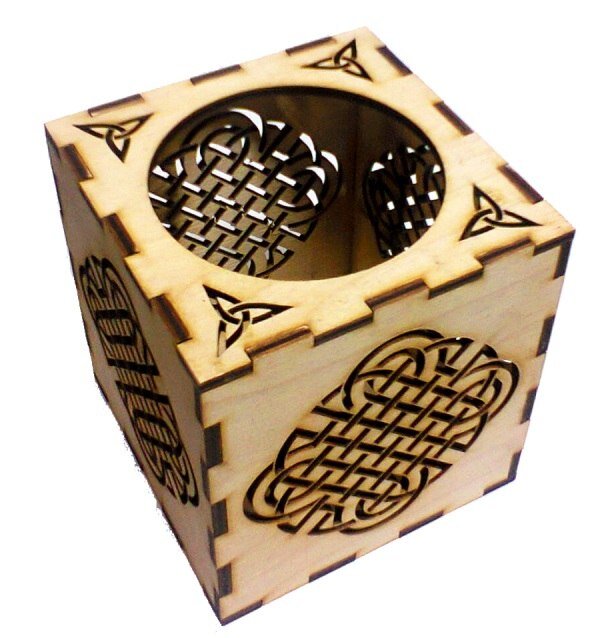 Intra απο ξύλο plywood 3mm-4mm πάχος - подсвечник 10х10 Δίασταση 30x30 cm Intraeaxys-lopjr6ow