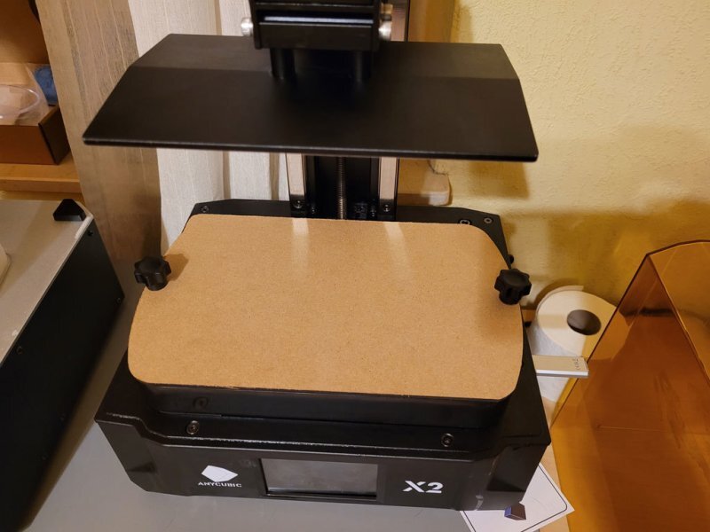 Intra απο ξύλο plywood 3mm-4mm πάχος - Κάλυμμα δοχείου Anycubic Mono x2 Resin Δίασταση 30x30 cm Intraeaxys-eo4y4wyo